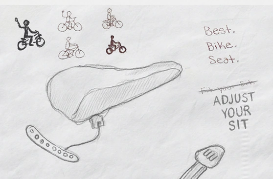 Bike Seat Concept Sketch